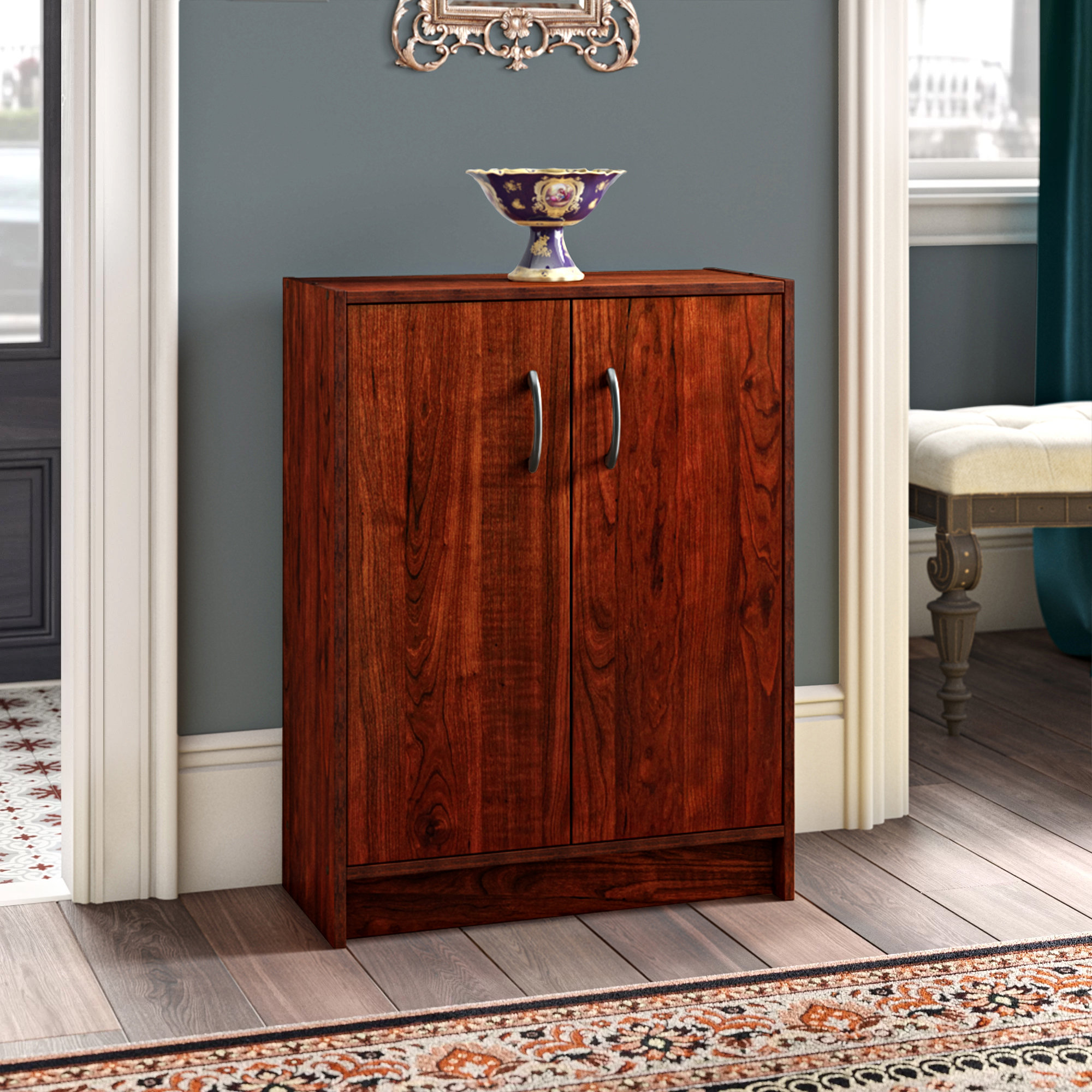 Closetmaid two door storage cabinet white online